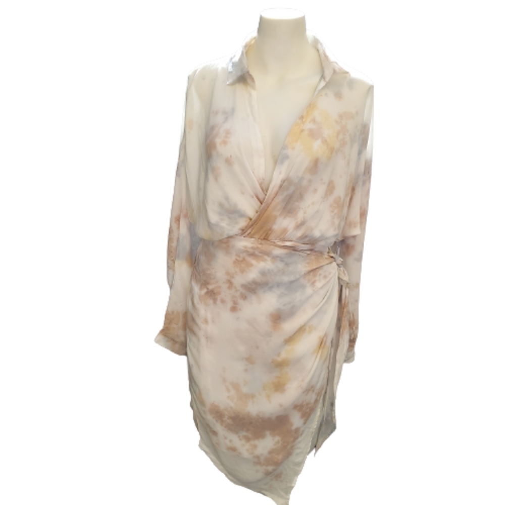 Young Fabulous and Broke Tie Dye Wrap Dress - Picture 2 of 16